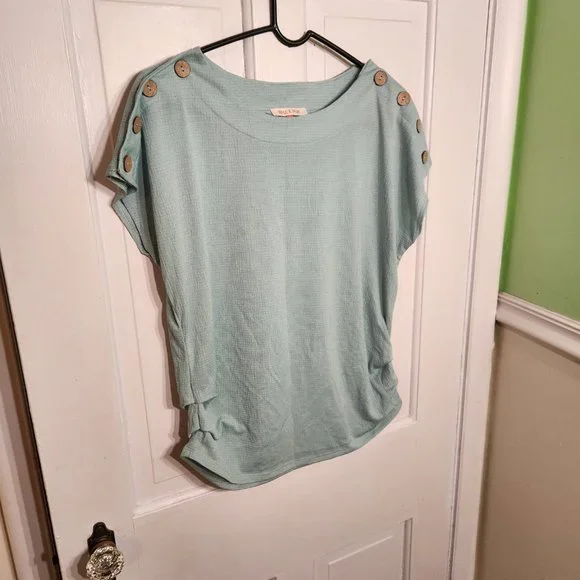 Merl E Pere Button Top Size M - Picture 2 of 6